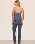 Model is wearing Georgina TENCEL™ Modal Cami & Pant PJ Set in Peppercorn