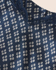 Image of Washable Silk Cami and Short PJ Set in Petite Batik Indigo