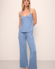 Model wears Gisele TENCEL™ Modal Cami & Pant PJ Set in wedgewood blue.
