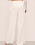 Model is wearing Gisele Tencel™ Modal Everyday Straight Leg Pant in Ivory