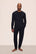 Model is wearing Henry TENCEL™ Modal Long PJ Set in Black